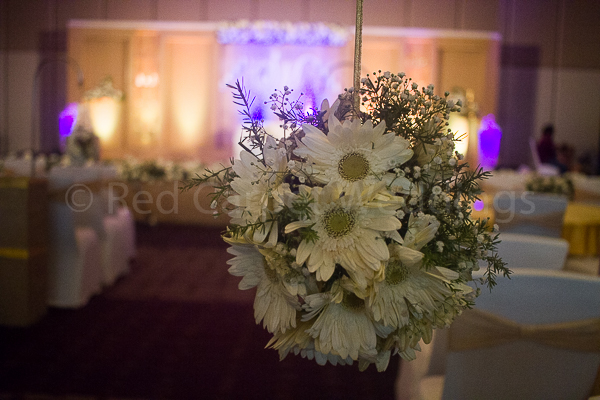 Hotel Crowne Plaza facilities: Walk way floral decor for wedding